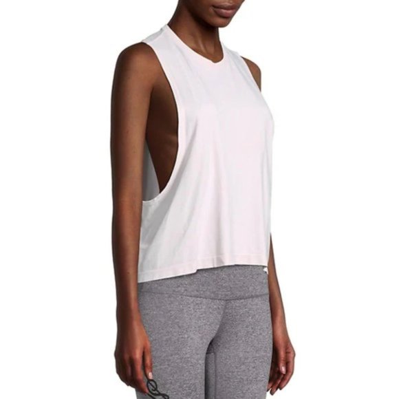 Spiritual Gangster Supernova Logo Blush Pink Seamless Muscle Tank Top (M/L) - Picture 2 of 8